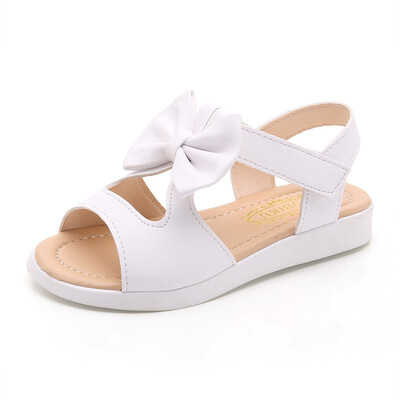

PU Sandals Bow Baby Shoes Fashion Summer PU Bow Baby Girl Sandals 2018 New Beach Sandals For Girls