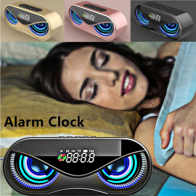 

Newest Surround LED Digital Display 10W Bass Bluetooth 50 Wireless Speaker Loudspeaker Alarm Clock