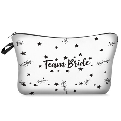 

Team Bride Make Up Bag Bridesmaid Squad Night Party Bride Wedding Make Up Bag