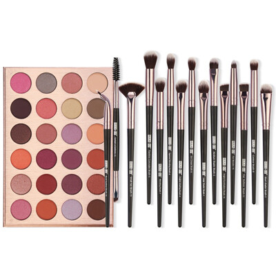 

MAANGE 24-Color Eyeshadow Palette 12Pcs Eye Makeup Brushes Makeup Sets Eyes Makeup Products Cosmetic