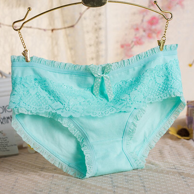 

Women Multi-Color Lace Briefs Low Waist Sexy Lingerie Panties Underwear Knickers