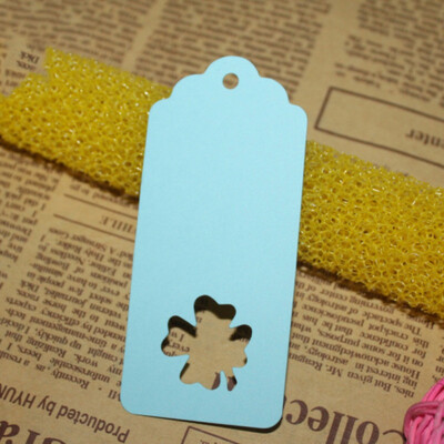 

100Pcs Christmas Tree DIY Kraft Paper Tags White Brown Rectangle Label Luggage Wedding Note Blank Price Hang Tag Kraft Gift HOT