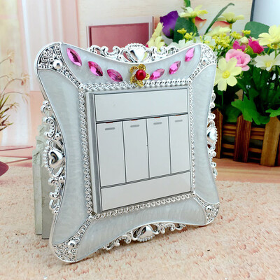 

〖Follure〗Home Switch Cover Square Shape Switch Wall Light Socket Stickers Room Decor A