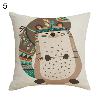 

Cute Cartoon Animal Printed Pillow Case Cushion Cover Home Hotel Sofa Car Decor