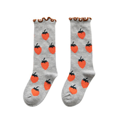 

1-12T Baby Girl Cute Socks Cartoon Print Cotton Long Socks Infant Children Soft Crib Leg Warmer