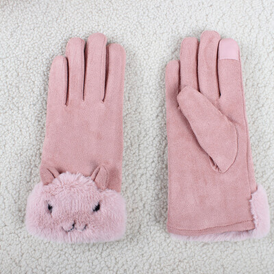 

Full Finger Cute Women Gloves Winter Outdoor Sport Cycling Clothing Touch Screen