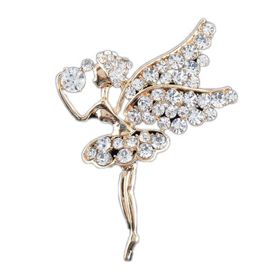 

Women Girl Elegant Rhinestones Wedding Bride Flower Crystal Scarf Pin Brooch Corsage Jewelry