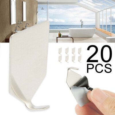 

20PCS Self Adhesive Hooks Home Office Organization Object Hang