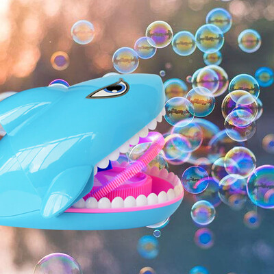 

Tailored Blue Shark Automatic Bubble Machine Party Toy Bath Toys For Kids