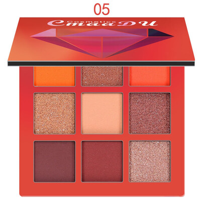 

9 Colors Glitter Diamond Eyeshadow Palette Make up Palette Matte Shimmer Shine Pigmented Eye Shadow Powder