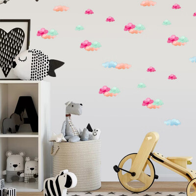 

5 Piece Set Childrens Room Simple Decorative Wall Sticker Simple Home Decoration Bedroom Shooting Props Wallpaper