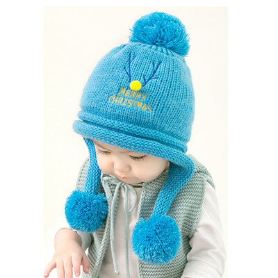 

Cute Baby Winter Hat Warm Infant Beanie Cap For Children Boys Girls Animal Kids Crochet Knitted Hat With Ball