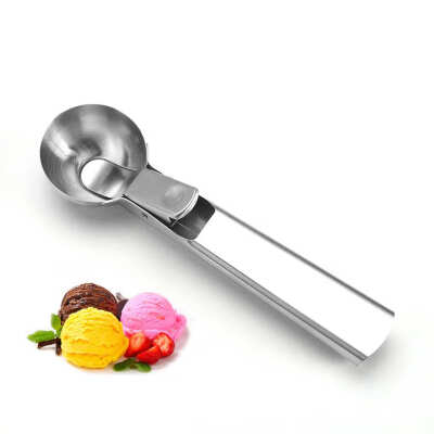 

Stainless Steel Ice Cream Scoop Ice Ball Maker Frozen Yogurt Cookie Dough Meat Balls Spoon