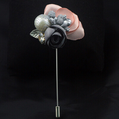 

Women Handmade Muslim Flower Design Brooch Scarf Pin Suit Stick Brooches New