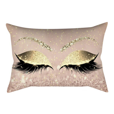 

30x50cm Eyelash Out Soft Velvet Cushion Cover Case Marble Pillow Covers Decorations Sofa House Pillowcase Gift For Living Room
