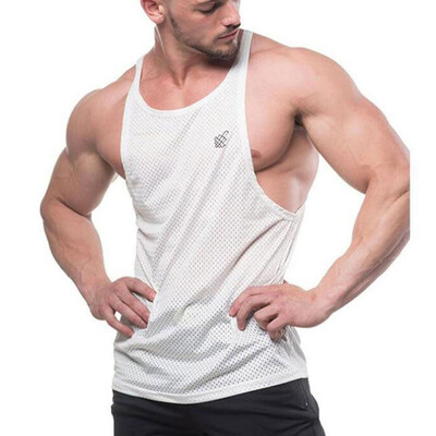

Toponeto Men Muscle Sleeveless Shirt Tank Top Bodybuilding Sport Fitness Workout Vest
