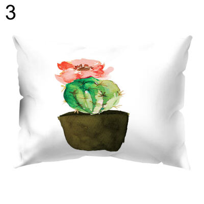 

Fresh Bonsai Plant Square Throw Pillow Case Cushion Cover Sofa Bedding Articles