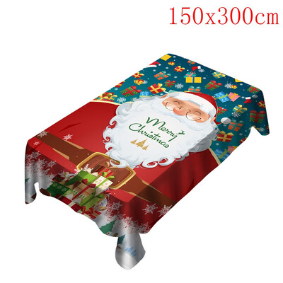 

Gobestart Christmas TableclothChair Cover Digital Printing Christmas Table Decoration