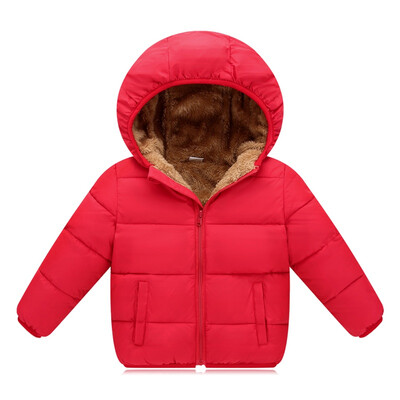 

Baby Winter Warm Coats Kids Boy Girl Thick Hooded Jacket Padded Parka Christmas Snowsuit -20Degree