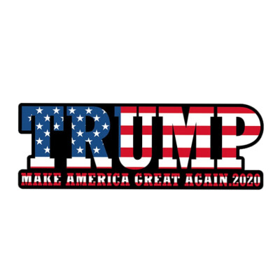 

2020 New TRUMP Series Home Sticker Decal American Flag Reflective Car Home Sticker 10pcs