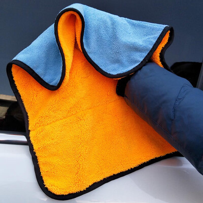 

4538cm Super Soft Coral Velvet Absorbent Towel Car Home Kitchen Washing Clean Wash Cloth