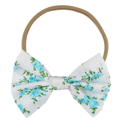 

New Baby Girls Nylon Headbands Hair Bows Elastic Bands Newborn Infant Toddler Hairbands Accessories