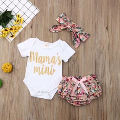 

Infant Toddler Baby Girl Romper Bodysuit Sunsuit Floral Dress Outfits 0-12