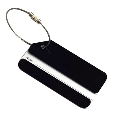 

Stainless steel ring outdoor camping luggage tag boarding metal luggage aircraft consignment elevator outdoor tools