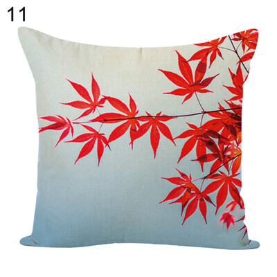 

Maple Leaves Square Throw Pillow Case Cushion Cover Home Sofa Bed Car Decor