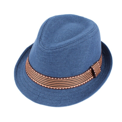 

Boys Girls Children Fedoras Fashion Solid Sun Hats&Caps Child Caps British Jazz Fashion Noble Temperament Style For Age 2-6