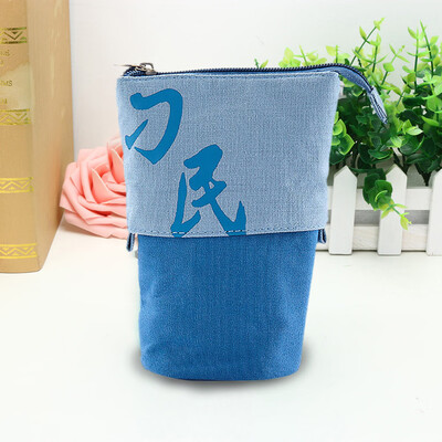 

Toponeto 1PC Store Pencil Case Box Unique Design Telescopic Pencil Bag Stationery Box