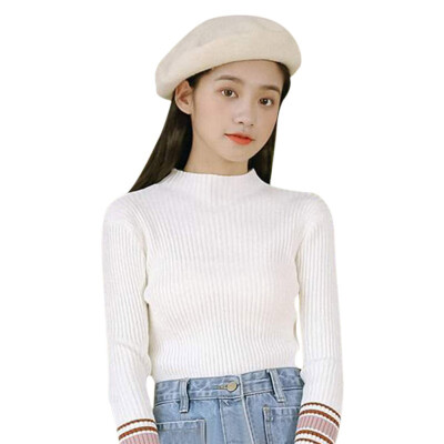

Womens Sweaters Autumn Winter Knitted Sweater Thin Pullover Female Slim Soft Jumper Pull Femme Hiver Pink Knit Tops