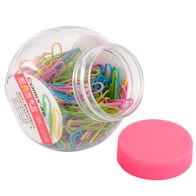 

Coxy Comix 329mm nickel-plated fashion color rust-proof paper clip paper clip 200 barrel B3698