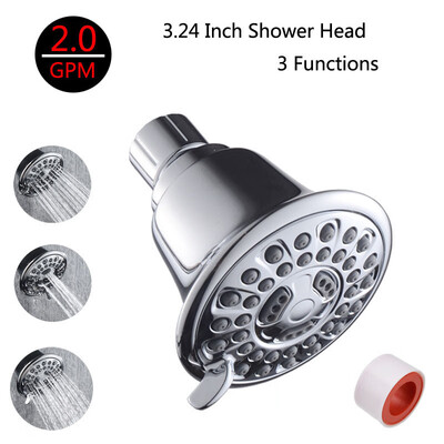 

〖Follure〗Rain shower Plastic Small Top Spray Pressurized Water-saving Bath Shower Head