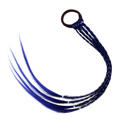 

New Girl Princess Wig Hair Circle Fashion Hair Ring Child Modeling Baby Girl Colorful Elastic Hair Bands
