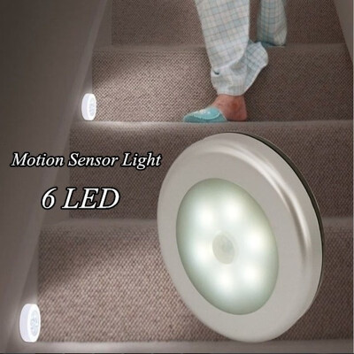 

Stick Anywhere Portable Sensor Night Light with 6 LED Wireless Motion Battery-Powered