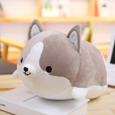 

Cute Corgi Dog Plush Toys Cartoon Cotton Stuffed Soft Animal Pillow Sleeping Siting Lovely Gift For Children Baby Cushion Toys