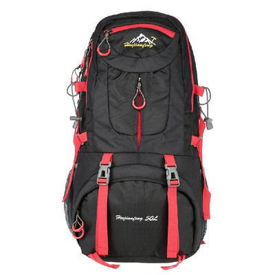 

Men Women 50L Large Capacity Outdoor Sports Mountaineering Backpack Hiking Trekking Travel Bag Knapsack
