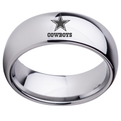 

Dallas Cowboys Football Team Stainless Steel Rings