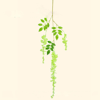 

Romantic Wedding Decoration Supplies 12Pcs Simulation Wisteria Wedding Dress With Wisteria String Decoration