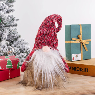 

Gobestart Santa Cloth Doll Birthday Present For Home Christmas Holiday Decoration