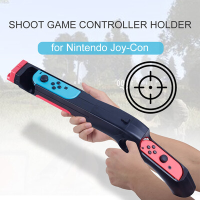 

Shoot Game Controller Holder for Nintendo Switch Joy-Con Shooting Games Wolfenstein 2 The New Colossus Big Buck Hunter Arcade and