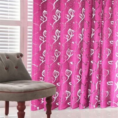 

Siaonvr 1 PCS Vines Leaves Tulle Door Window Curtain Drape Panel Sheer Scarf Valances