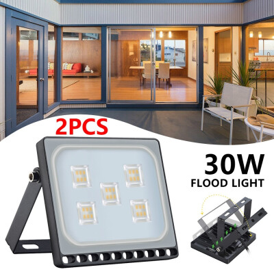 

30W Cold WhiteWarm White LED Floodlight Outdoor Garden Spotlight Floodlight Ultra Thin Warm White