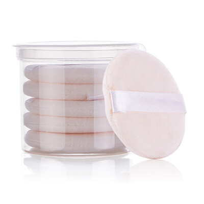 

2019 New 5pcs Round Shape Powder Puff Dry-wet Dual-use Cosmetic Puff Loose Powder Puff Makeup Tool