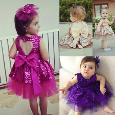 

Princess Kids Baby Girl Tutu Dress Party Pageant Dress Wedding Gown Formal Dress