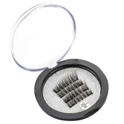 

Length of about 13CM Artificial Fiber Double Magnet 3D False Fake Eyelashes Long Slender Eyelash Extension