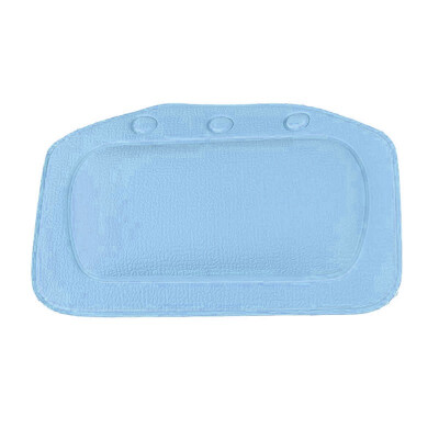 

Bathtub Pillow With Small Suction Cups Non-Slip Spa Relaxing Support Cushion For Neck Head & Shoulders Bathroom Accessories