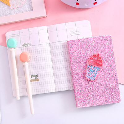 

Toponeto Ice Cream Girl Cartoon Cute Diary Book Notebook Notepad Memo Paper High Quality
