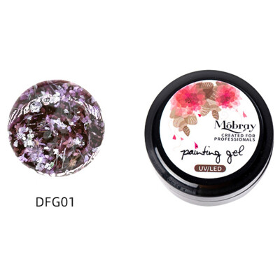 

12 Colors Soak Off UV LED Nail Polish Gel Dry Dried Flower UV Gel Manicure Decoration Nail Art HOT